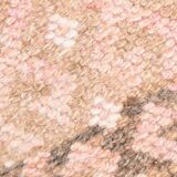 Vintage Super Soft Pink Runner Rug, 85x394Cm