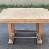 125cm hexagonal extendable art deco table