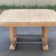 Table art déco extensible hexagonale 125cm