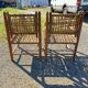 Wood and Rope Armchairs