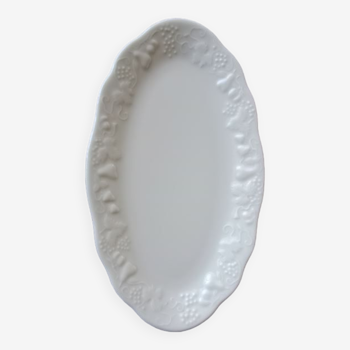 Petite assiette de forme ovale philippe deshoulières