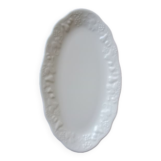 Small oval-shaped plate philippe deshoulières