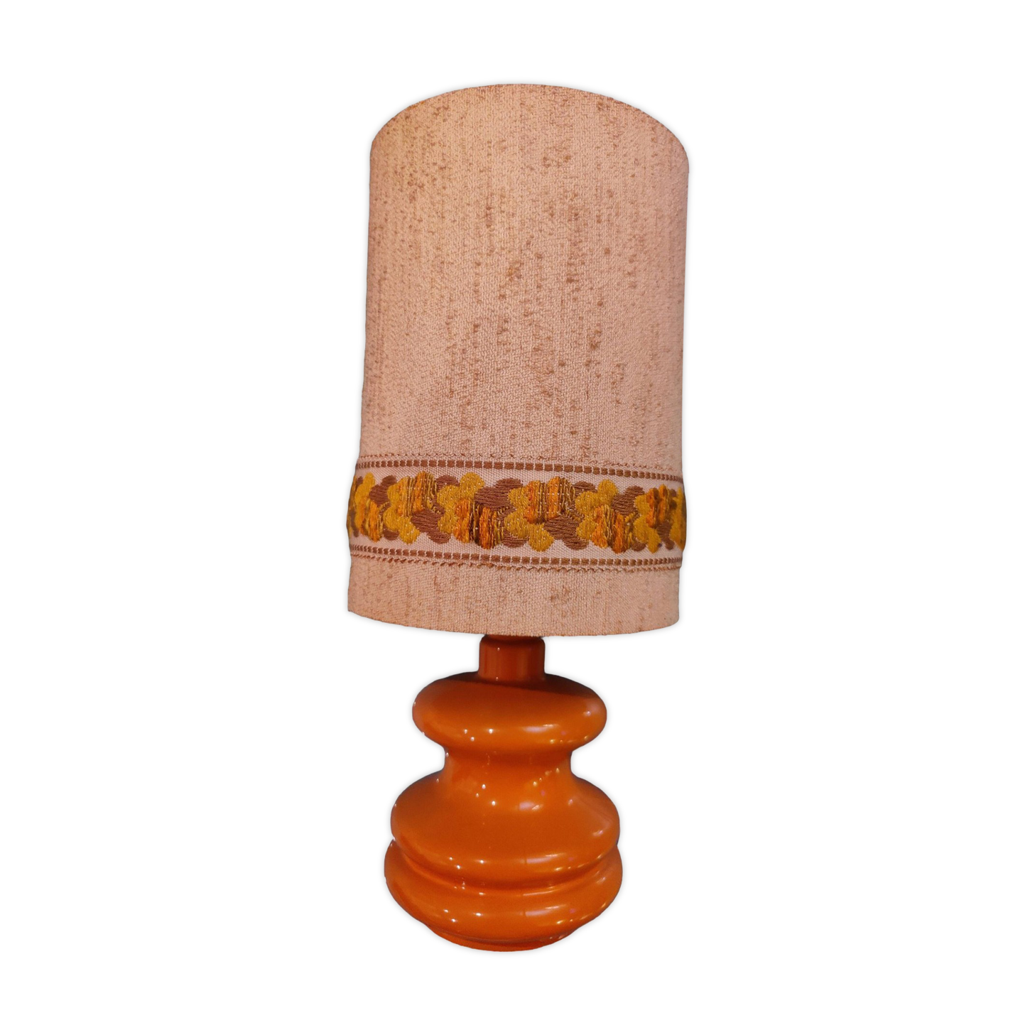 Vintage orange lamp from the 70s