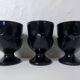 black chicken egg cups