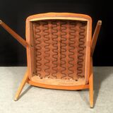 Pair of armchairs with stool