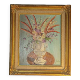 Jolie tableau signé Juliette Juvin en bas à droite