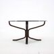 1960 Sigurd Ressell for Vatne Møbler Falcon Glass Top Coffee Table
