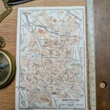Imprimée en 1906, carte de Montpellier, Hérault.