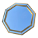 Mirror with glazing beads, 1940s
