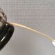 Table lamp in ceramic with a delicate expression. 1970-80s Denmark