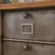 Strafor cabinet with flaps, 6 columns, oak top, 1950s.
