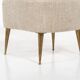 Mid-Century Modern Pair of Beige Italian Chairs, 1950s