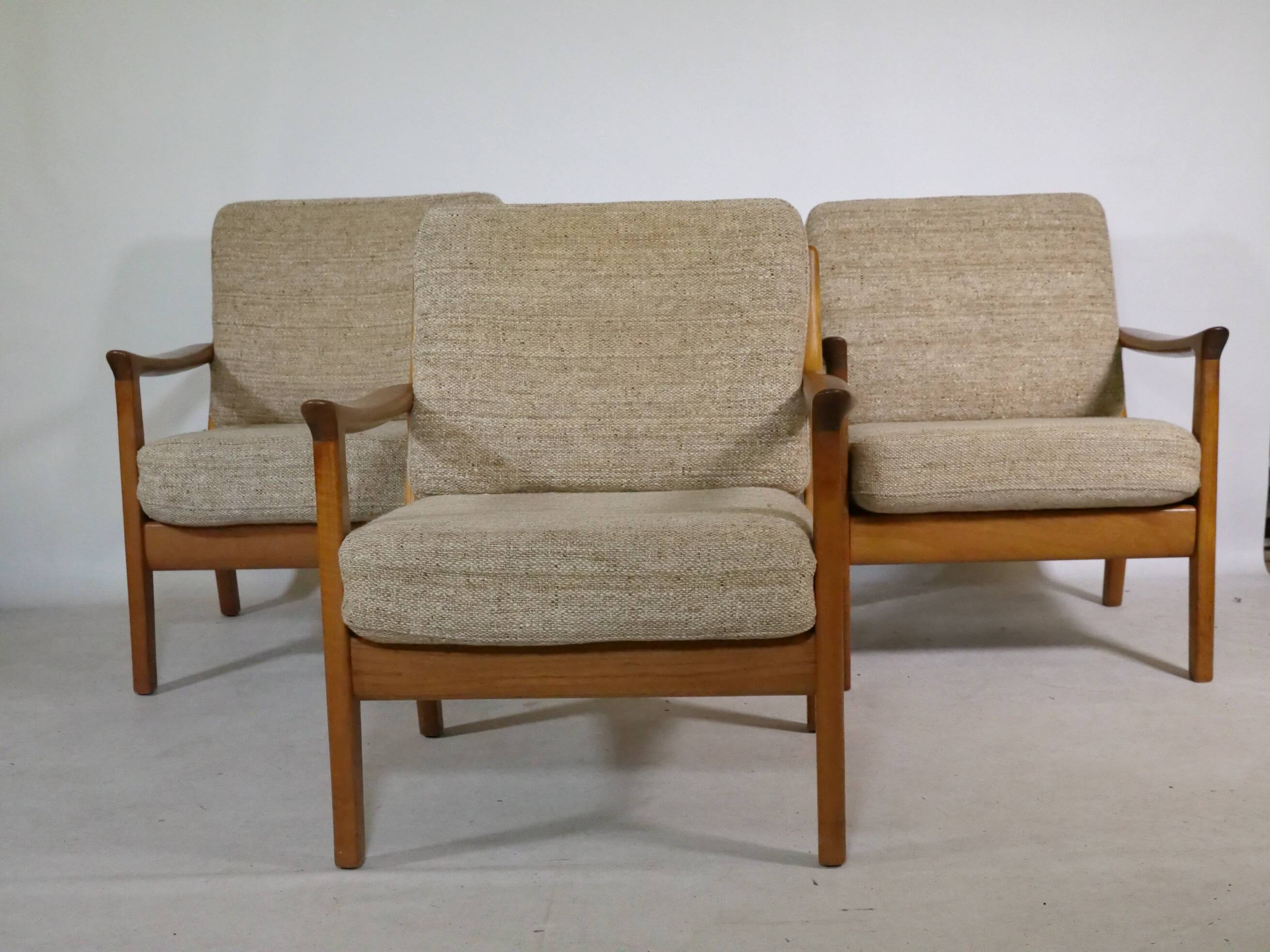 Mid-Century Teak Lounge Chairs by Juul Kristensen, Denmark, 1960s