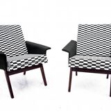 A set of retro armchairs, Czechoslovakia, 1960s