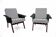 A set of retro armchairs, Czechoslovakia, 1960s
