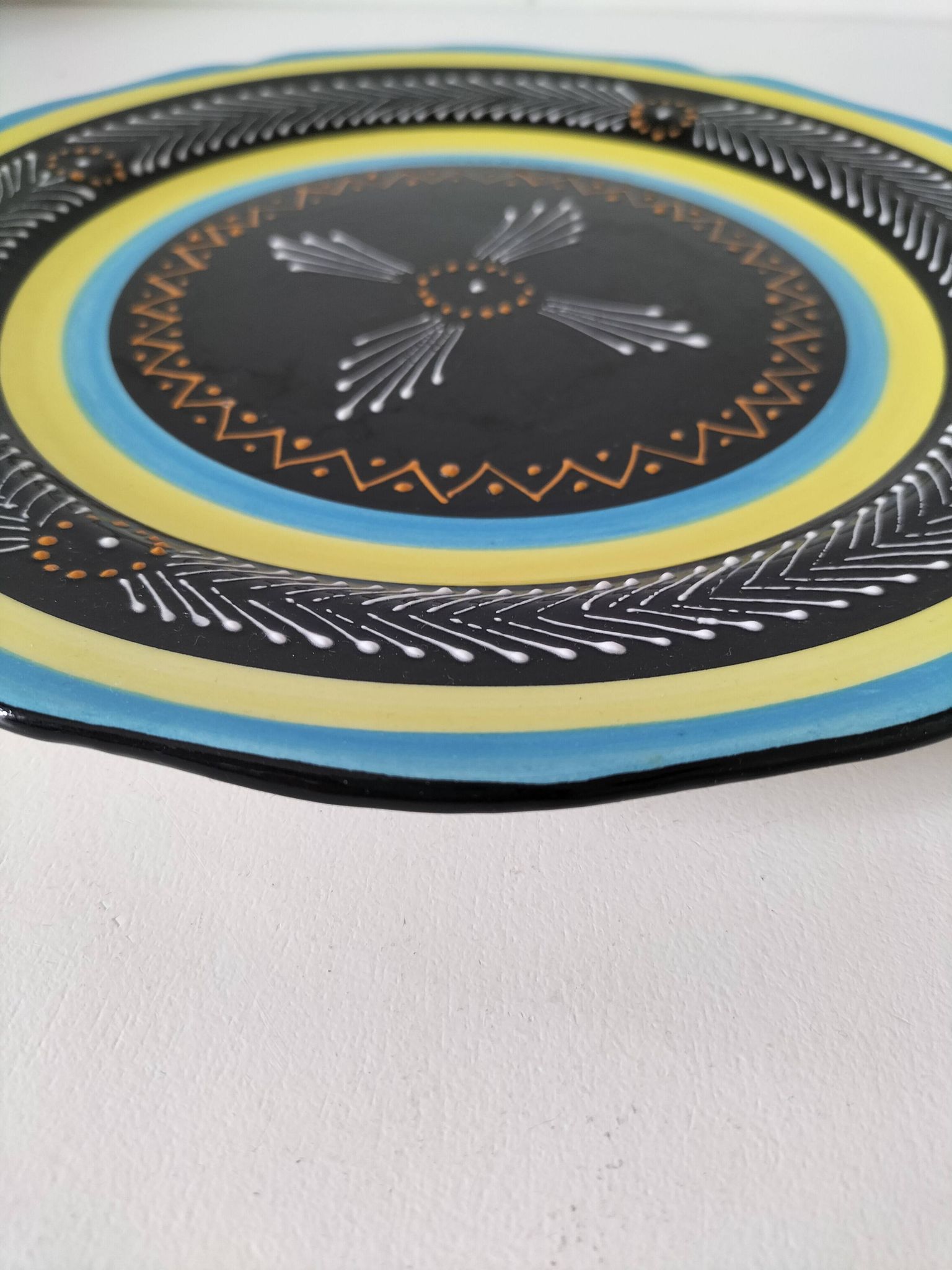 Assiette vintage HB Quimper