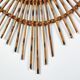 Rattan mirror 60