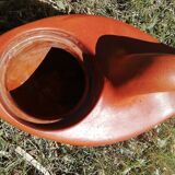Terracotta jug, ceramic, email