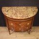 20th Century French Louis XVI Style Half-Moon Commode