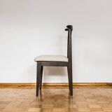 Set of 4 dining chairs in beige boucle by M. Zieliński 1960's