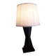 Lampe en cristal taillé noir – 64 cm – 7,6 kg