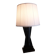 Lampe en cristal taillé noir – 64 cm – 7,6 kg