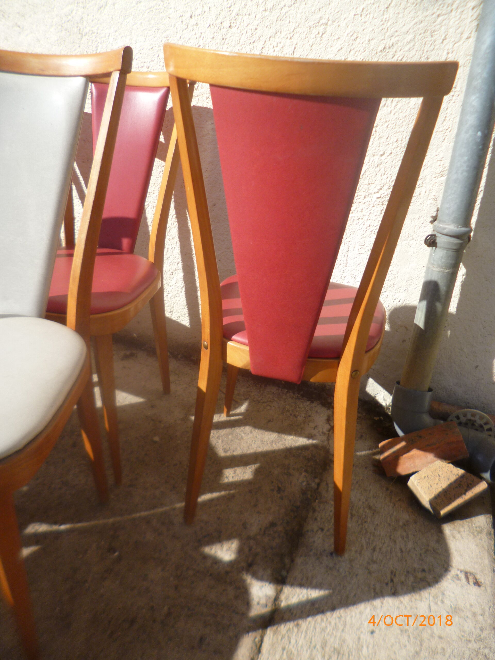 Set of 10 chairs 1960