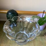 Molded pressed glass cup
