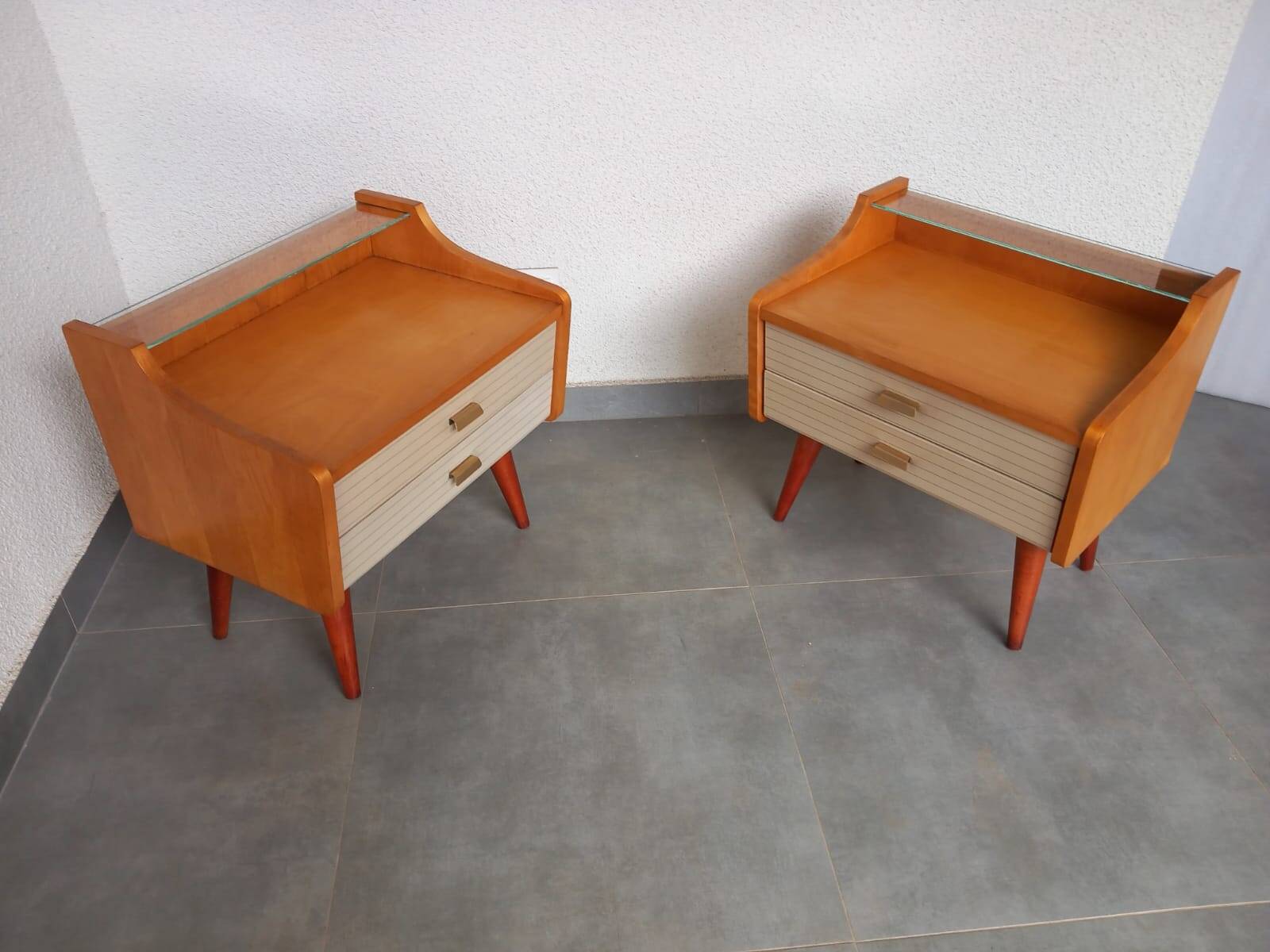70s bedside tables Germany