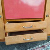 Sideboard with fin sides / compass feet from the 50s/60s