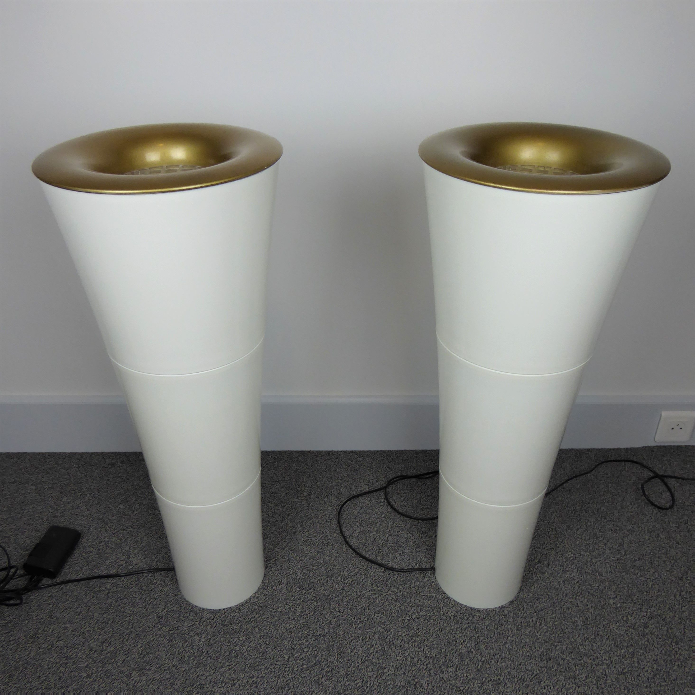 Lampes "flambeau" Kaoyi 1980