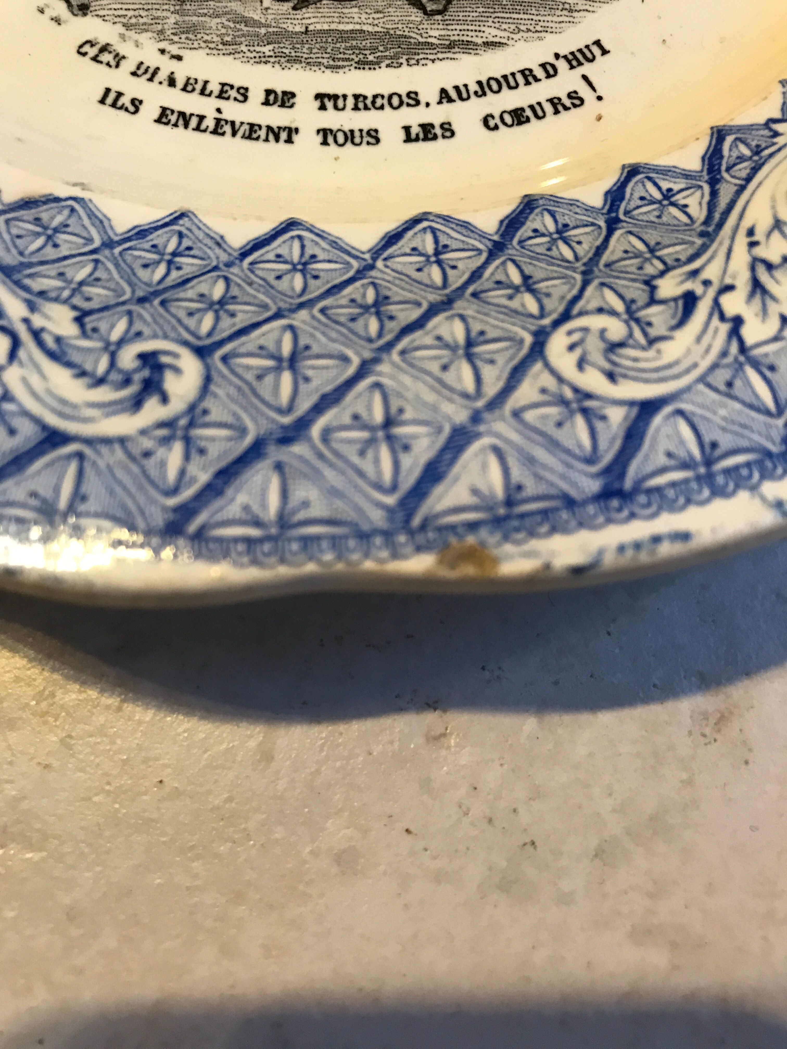 19th Creil Montereau Plate No.5