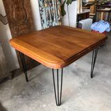 Square dining table revamped