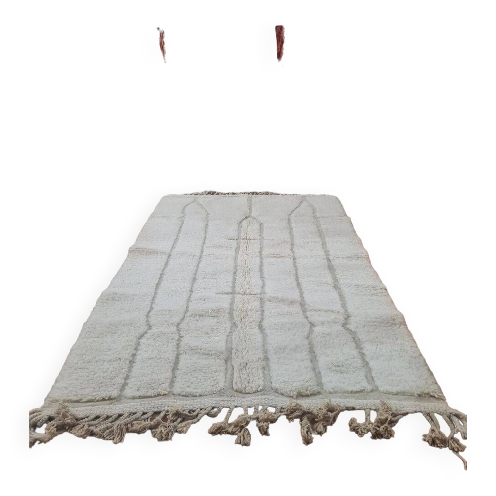 Handmade wool Berber rug 250x150 cm