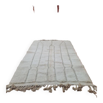 Handmade wool Berber rug 250x150 cm
