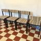 4 chaises des années 70/80