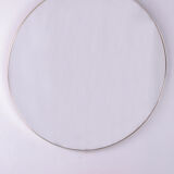 Miroir mural vintage avec bord doré, années 1960