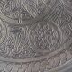 Engraved brass wall plate - oriental decor, arabesques