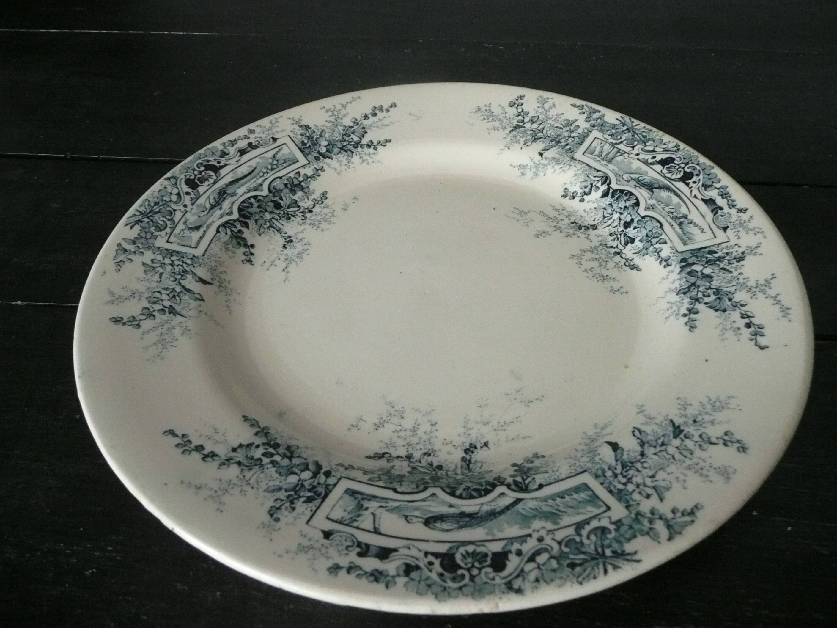 Assiette er Ravier Lunéville