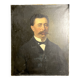 Oil on canvas portrait of an ancestor signed A. Juliard dated 19th century.