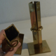 2 bougeoirs avec anneaux de serrage vintage-art-nouveau