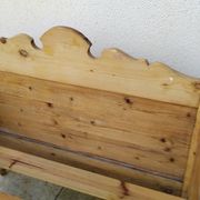 Vintage pine bed chalet style Savoie for one person