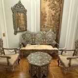 Oriental salon in marquetry
