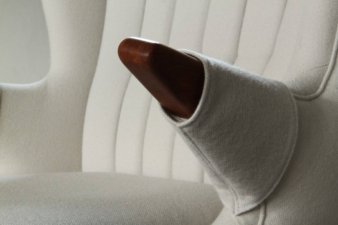 Pair of vintage Svend Skipper “Model 91” lounge chairs, Denmark, 1960s