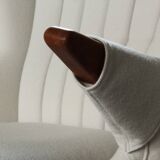 Pair of vintage Svend Skipper “Model 91” lounge chairs, Denmark, 1960s