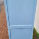 Armoire vitrine parisienne en bois peinte, 1950
