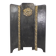 Art Deco screen in steel with brass details, 1930s.