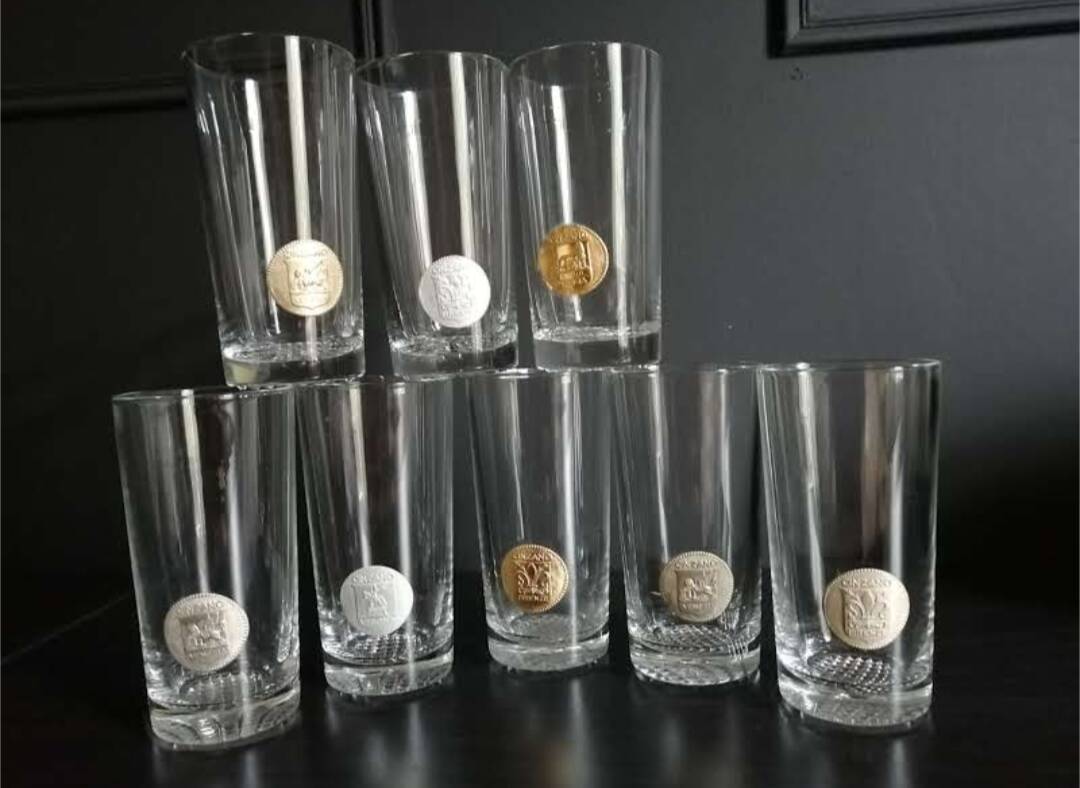 Lot de verres vintage italiens