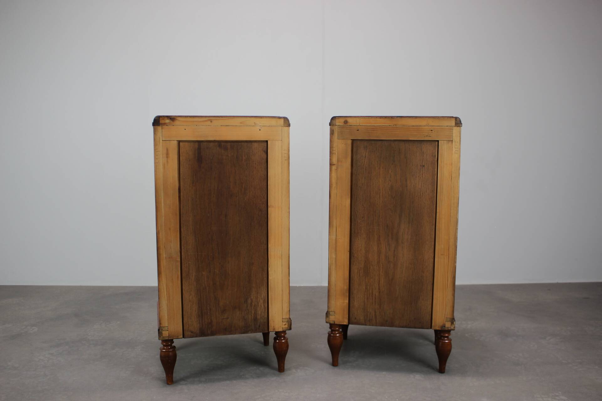 Art Deco Pair of Bedside Tables, 1930s, Czechoslovakia