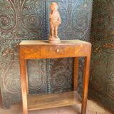 Small walnut console from the Art Deco period